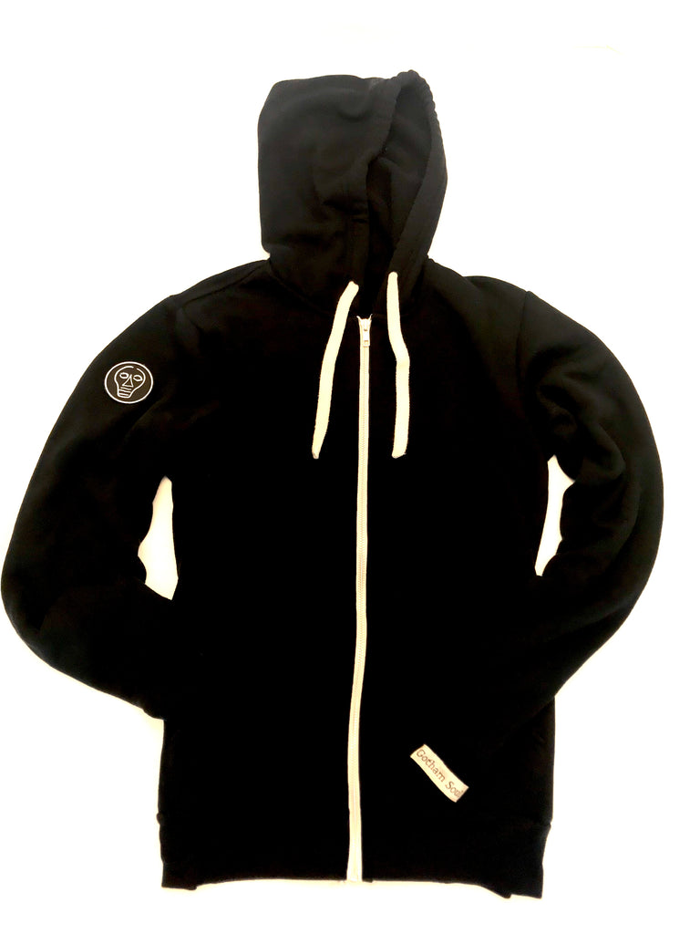 Black Zip-up Hoodie